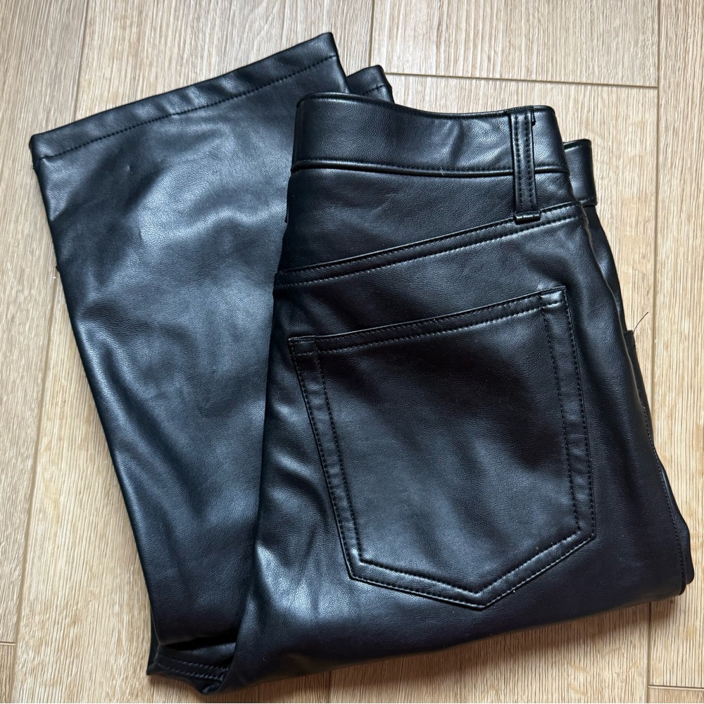 Abercrombie & Fitch Black Leather Pants